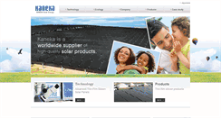 Desktop Screenshot of kaneka-solar.com